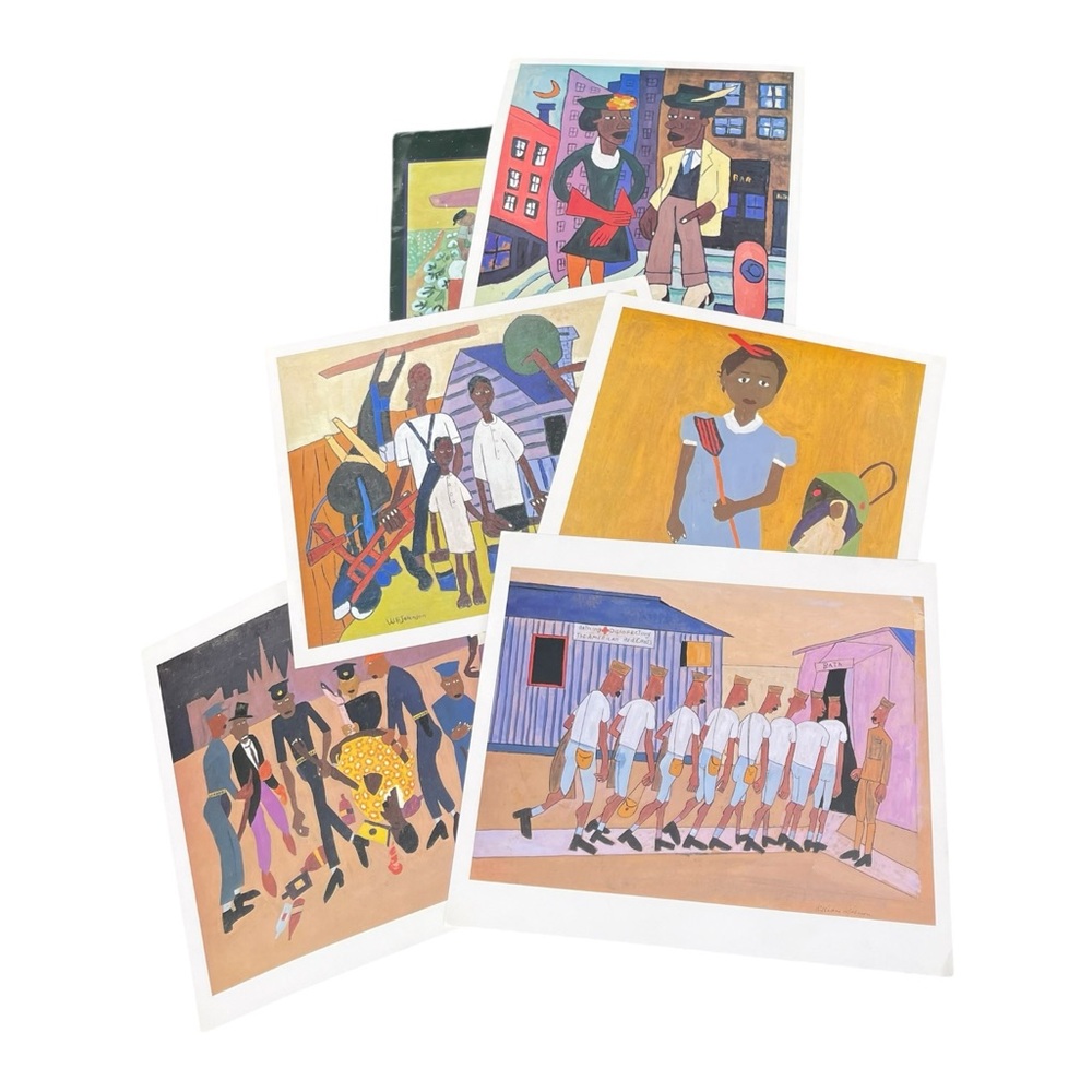 National Museum of American Art African William Johnson Prints lot of 8